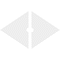Ekena Millwork Diamond Architectural Grade PVC Ceiling Medallion, 40"W x 26 5/8"H x 3"ID x 14"C x 1"P, Two-Piece CMP40X26DD2-03000 - alternate 3